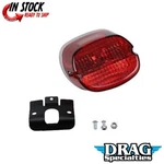 Drag Specialties DS-272198 Red Laydown Taillight Assembly For Top Tag Harley. Fixed Price $94.59.