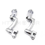 Chrome 360 Adjustable Highway Footpeg Mounting Kit For 1.5" Harley Engine Guard. Fixed Price $46.43.