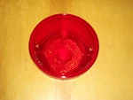 After Market Glo Bright Tail Light Lens. Possibly Used On Early Harley Trikes. Fixed Price $20.00.