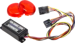 Badlands M/c Products ILL-04-RL-C Plug-in Illuminator With Red Lenses Xl. Fixed Price $125.35.
