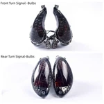 Front + Rear Turn Signal Smoke Lens Bulbs Fit Suzuki 2008-2019 Hayabusa GSXR1300. Fixed Price $74.05.
