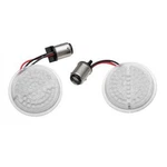 Kuryakyn Luminez Led Turn Signal Inserts For Hd Front, 1157, Amber 2934. Fixed Price $78.32.