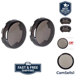 Custom Smoked Turn Signal Lens Covers For Harley Dyna And Softail - 2 Count Set. Fixed Price $11.99.