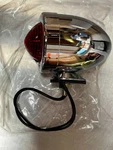 Chrome Bullet Marker Red Light 12V For Harley Davidson - 2.25 X 3 Inch. Fixed Price $14.99.