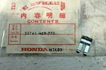 1985 Honda VT700 (HB86) Nos Oem 33745-ME9-770 Rear Fender Spring Clip. Fixed Price $5.00.