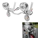 Led Passing Fog Spot Light Turn Signal Lamp Bar Fit For Harley Road King 94-13. Fixed Price $129.99.