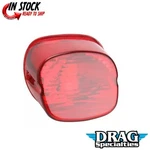 Drag Specialties 2010-0781 Laydown Taillight Lens With No Tag Window- Red. Fixed Price $48.10.