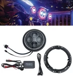 Prisim+ 7" Kuryakyn 2478 Led Headlight W Bluetooth Halo Ring, Harley, Indian... Fixed Price $169.95.