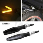 Motorcycle 12 Led Turn Signal Light Indicator Blinker Flowing Lamp Amber White. Fixed Price $7.95.