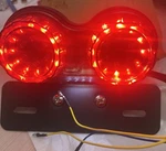 Black Motorcycle Tail Brake Light Lamp For Harley Bobber Chopper Cafe Racer. Fixed Price $19.99.