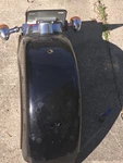 05-06 Suzuki Boulevard C50 Rear Fender With Brake Light And License Plate Holder. Fixed Price $85.00.