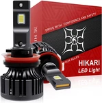 Hikari 2023 20000LM H11/H8/H9 Bulbs, 45W Upgraded CORE-12 Led, High Lumens. Fixed Price $65.99.