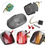 Integrated Led Rear/tail Light For Honda Sabre Shadow Ace Deluxe Valkyrie Black. Fixed Price $52.78.