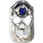 V-twin Manufacturing Skull Style Blue Dot Tail Lamp Cover Fits Fl 1947-1954. Fixed Price $37.95.