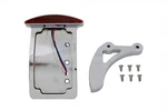 Chrome Curved Slice Style Tail Lamp Kit For Harley Davidson By V-twin. Fixed Price $172.92.