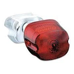 Kuryakyn Tail Lens W/bulb Harley '03-'16, Red, No Tag Light, New, 5451. Fixed Price $29.00.