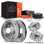 Disc Brake Rotor & Pad + Caliper For Chevrolet Oldsmobile Pontiac Front. Fixed Price $219.99.