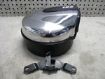 Harley Davidson 12 Street Glide Air Filter Cleaner Chrome Black Outfut Complete. Fixed Price $75.00.