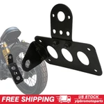 Black Side Mount License Plate Bracket Tail Light Holder For Harley Honda. Fixed Price $17.90.
