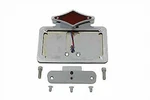 Chrome Tail Lamp And License Plate Holder For Harley Davidson By V-twin. Fixed Price $173.90.