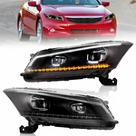 Headlights For 2008-2012 2011 Honda Accord Led Drl Sequential Indicators. Fixed Price $343.99.