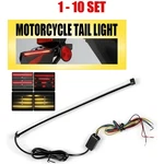1-10PCS Motorcycle Led Turn Signal Light Strip Flowing Amber&red Brake Tail 12V. Fixed Price $68.35.