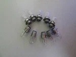 Of Light Bulb 12V 10W Single Filament Two Dots On The Rear. Fixed Price $7.49.
