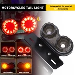 Motorcycle Led Dual Tail Lights Brake Turn Signals Integrated Indicators. Fixed Price $21.84.