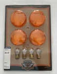 Harley Davidson Bullet Turn Signal Lens And Bulb Kit 69305-02 Stock Oem (2001). Fixed Price $24.99.