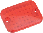 Drag Specialties For Replacement Mini Rectangular Lens - Red 165178. Fixed Price $15.39.