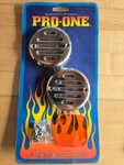 Pro-one Billet Chrome Turn Signal Covers Amber Red Lenses Harley. Fixed Price $75.00.
