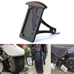 Motorcycle Side Mount Tail Light License Plate Bracket For Harley Chopper Bobber. Fixed Price $47.15.