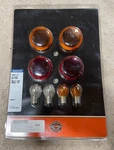 Harley Davidson Oem Bullet Style Turn Signal Lens Set With Bulbs. Fixed Price $34.99.