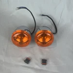 Harley Davidson Bullet Turn Signals Front 14 Later Touring Plugs Intact. Fixed Price $69.95.