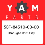 5BF-84310-00-00 Yamaha Headlight Unit Assy 5BF843100000, New Genuine Oem Part. Fixed Price $185.88.