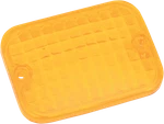 Drag Specialties Replacement Rectangular Amber Lens 165177. Fixed Price $5.02.