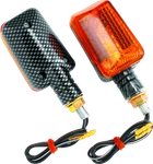 Bikemaster Ministalk Marker Light - Carbon/amber For Utv/motorcycle 268039. Fixed Price $31.81.
