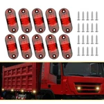 Bright Red Led Car Truck Trailer Rv Oval 2.5" Side Marker Lights Clearance Lamps. Fixed Price $14.24.