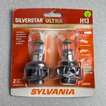 Sylvania H13 Silverstar Ultra Night Vision Halogen Headlight Bulbs Pack Of 2 New. Fixed Price $24.50.