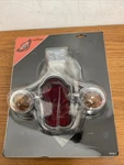 Milwaukee Twins Tombstone Taillight With Amber Turn Signals 33-647. Fixed Price $49.99.