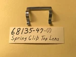 Harley 68135-47 Tombstone Tail Lamp Spring Clear Top Lens 1947-1954 All Models. Fixed Price $13.50.