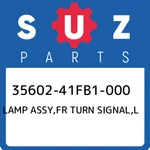 35602-41FB1-000 Suzuki Lamp Assy,fr Turn Signal,l 3560241FB1000, New Genuine Oem. Fixed Price $218.03.