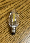 25 Pk C7 Led Replace Christmas Light Bulb, Shatterproof Warm White For E12. Fixed Price $23.04.