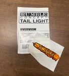 Rumble Concepts RC38906SMK Led Tail Light W/ Integrated Turn Signal. Fixed Price $34.99.