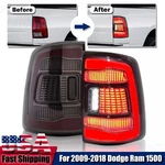 1X Pair Led Tail Lights For Dodge Ram 1500 2009-2018 Rear Lamp Left+right Smoked. Fixed Price $179.99.