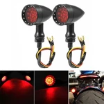 Black Bullet Motorcycle Led Turn Signal Brake Tail Red Light For Harley Davidson. Fixed Price $23.11.