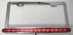 Red Led Bar Chrome License Plate With Third Brake Light Function (metal). Fixed Price $39.99.