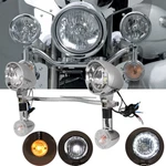 Fog Passing Turn Signal Light Bar Fit Yamaha V-star Xvs 250 650 950 1100 1300. Fixed Price $76.50.