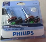 Philips Lighting Pack Of Crystal Vision Ultra Bright White Bulbs 12V 55W. Fixed Price $31.50.