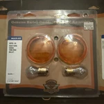 Harley Davidson Rear Turn Signal Cover Trim Bullet Set Nos 69753-04. Fixed Price $24.99.